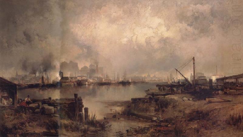 Thomas Moran Lower Manhattan From Communipaw china oil painting image